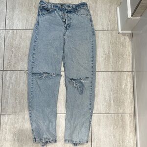 Light Blue Distressed Jeans